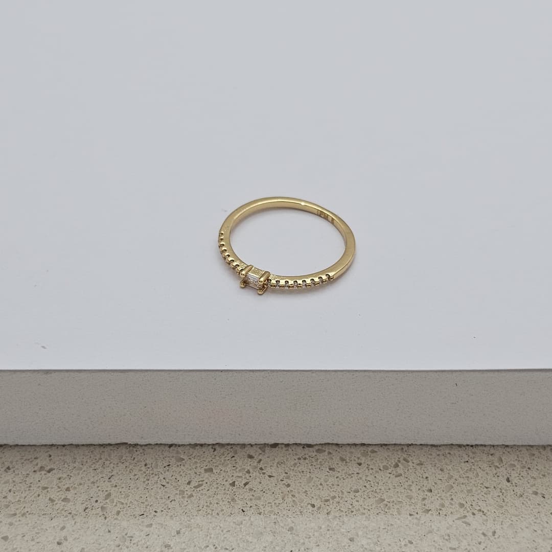 ANILLO CIRCON RECTAGULO 4MM LADO MICROCIRCON