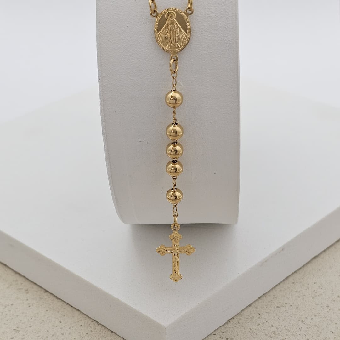 CAMANDULA MILAGROSA 6MM CRUZ PLANA